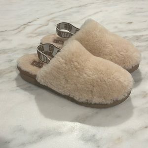 Ugg Kids Fluff Yeah Clog - Natural